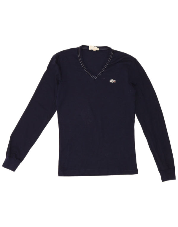 Lacoste Homme Top Manches Longues Taille 1 2XS Bleu Marine Laine