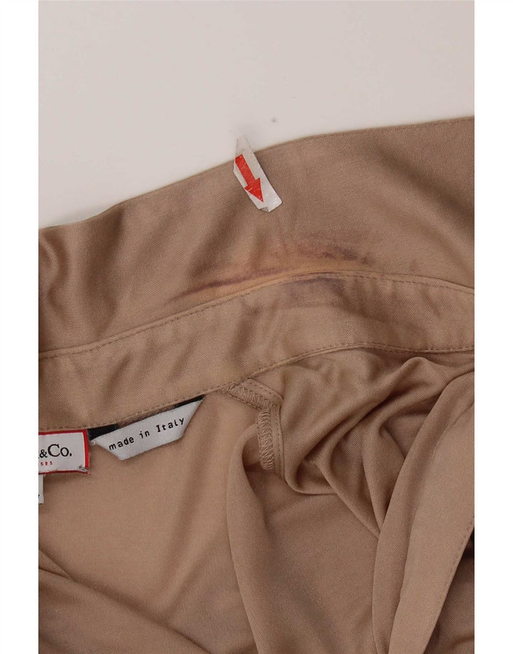 Max & Co. Polo à manches longues pour femme UK 12 Beige moyen