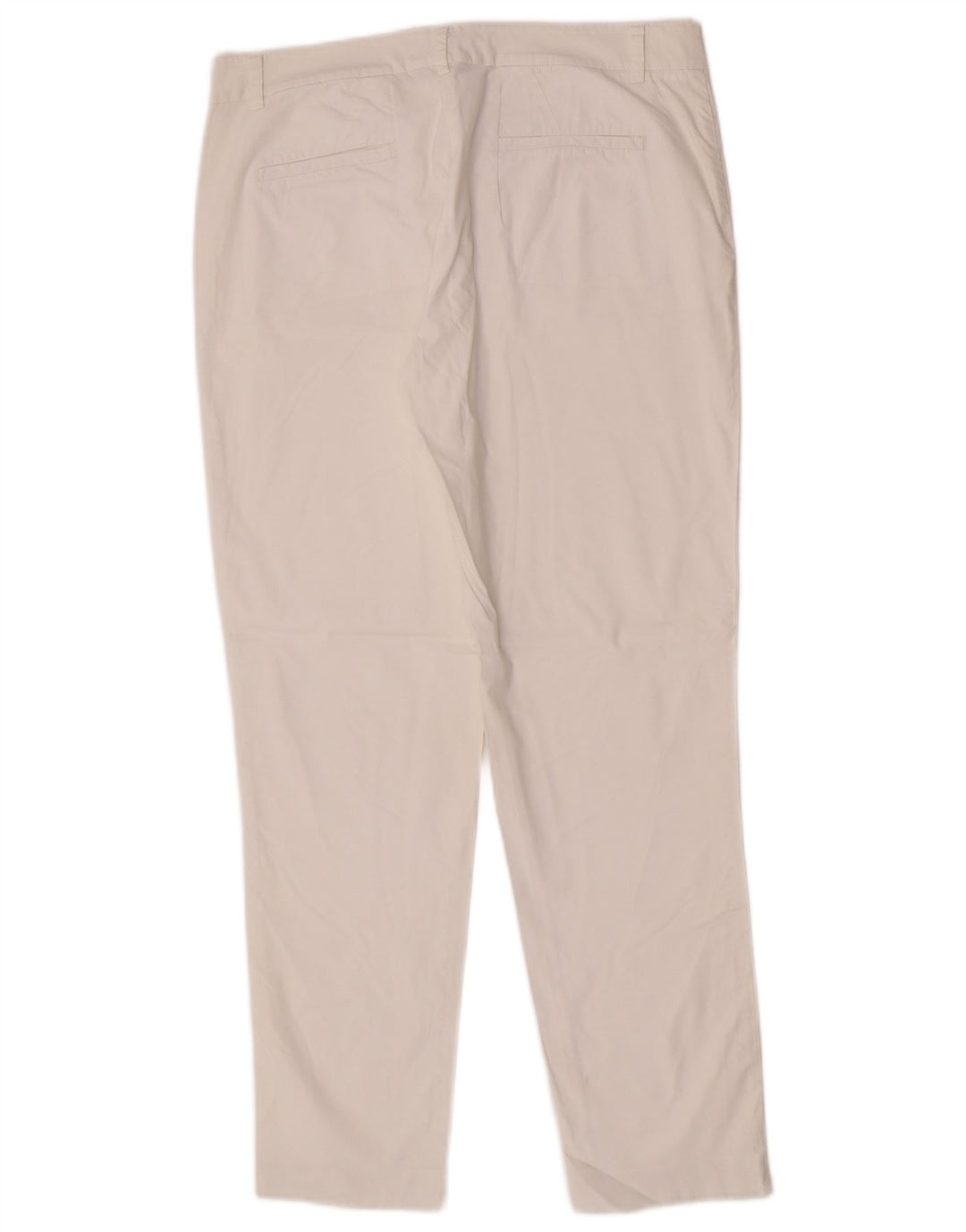 Stefanel Pantalon Chino Slim Femme EU 40 Medium W42 L29 Blanc