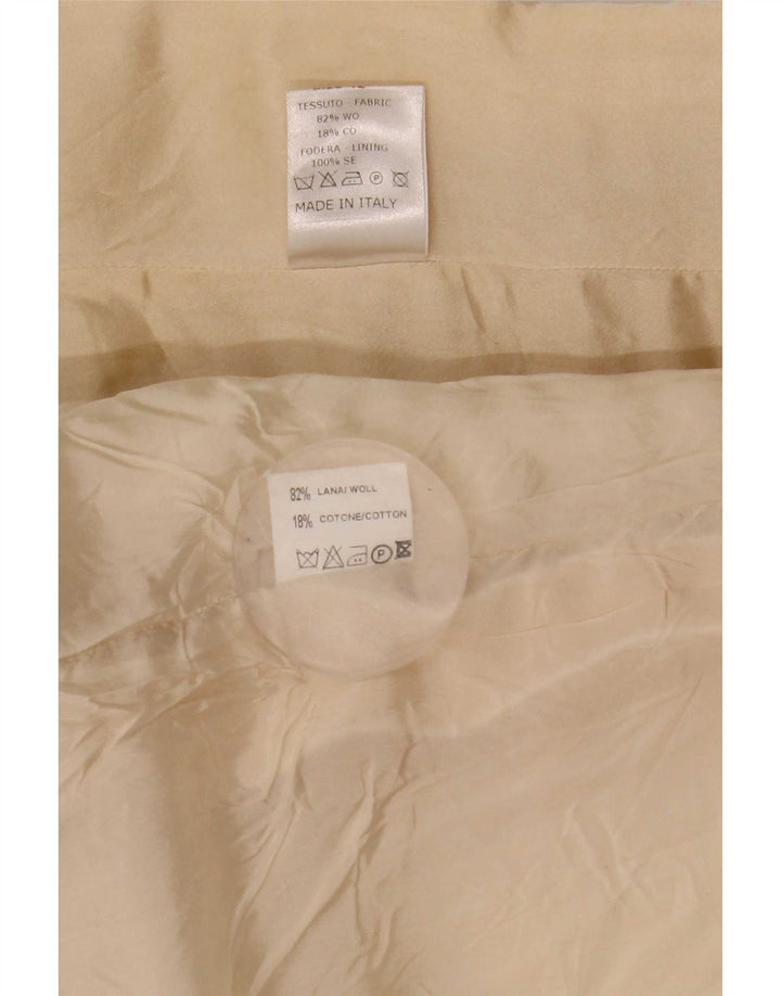 Mila Schon Ensemble jupe 2 pièces pour femme IT 42 Medium W26 laine beige