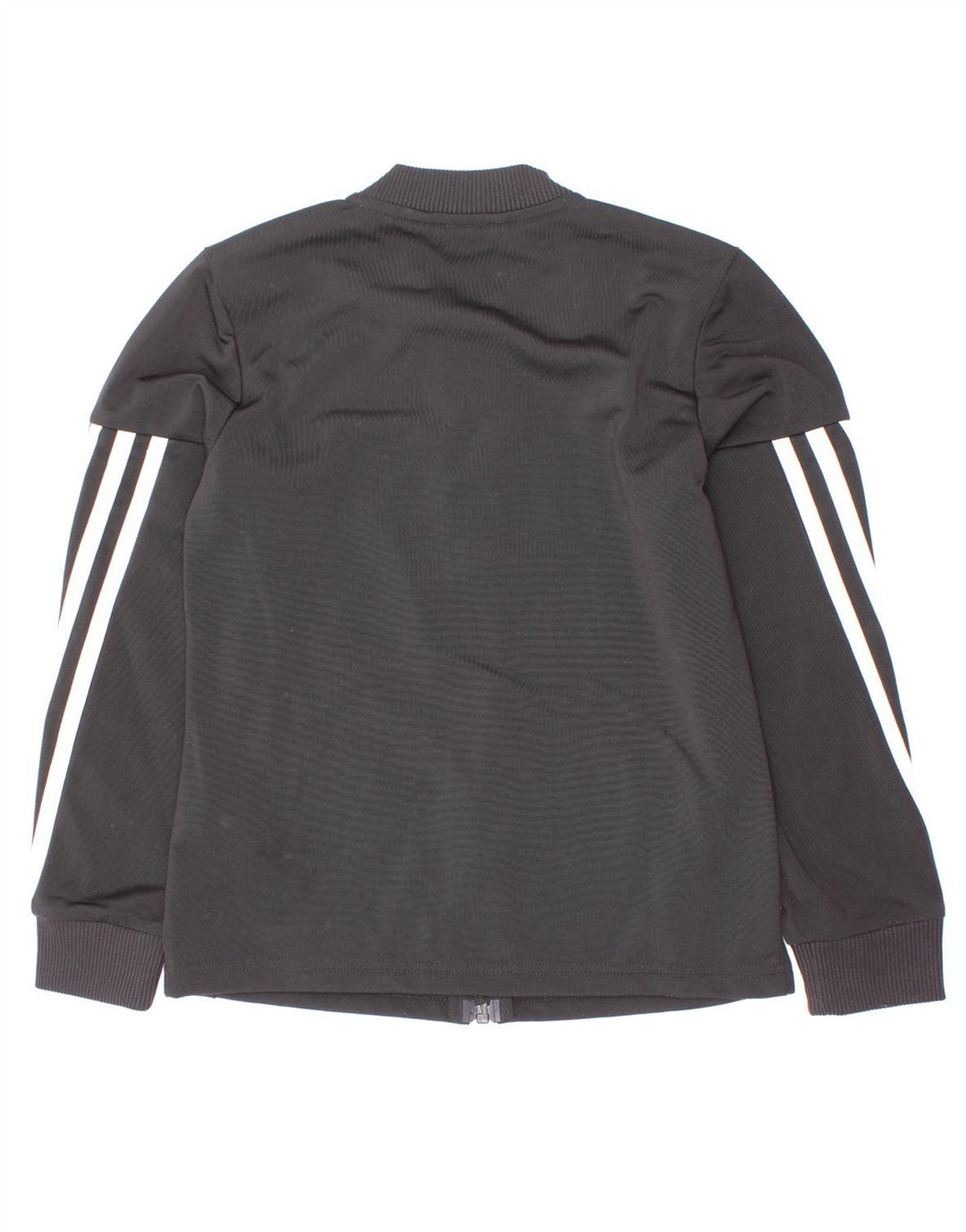 Adidas Veste de survêtement pour fille 7-8 ans Noir à fines rayures Polyester