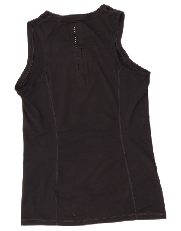 Nike Womens Dri Fit Graphic Débardeur UK 12 Moyen Noir Polyester