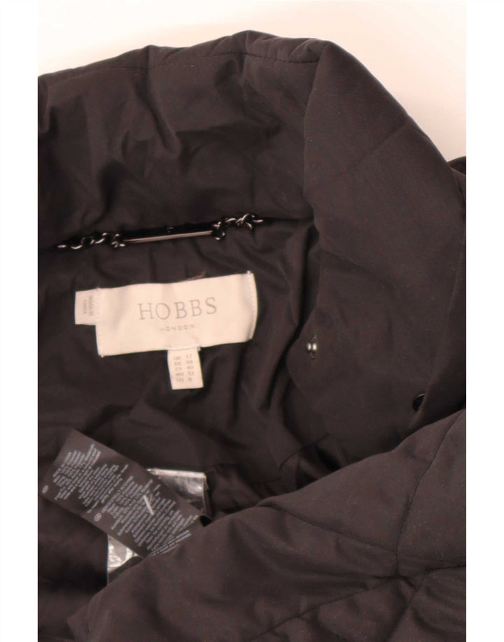 Hobbs Veste rembourrée pour femme UK 12 Polyester noir moyen
