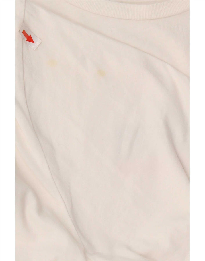 Levi's T-Shirt Femme UK 20 2XL Blanc Coton