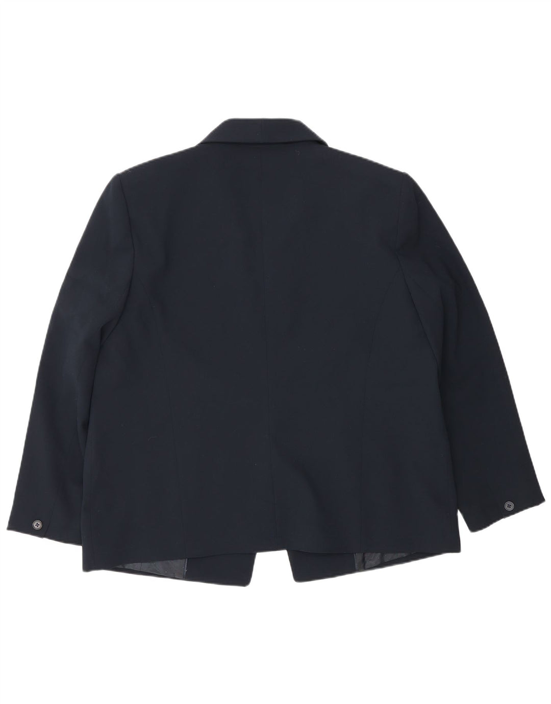 John Lewis Veste blazer à 1 bouton pour femme UK 18 XL Bleu marine Polyester