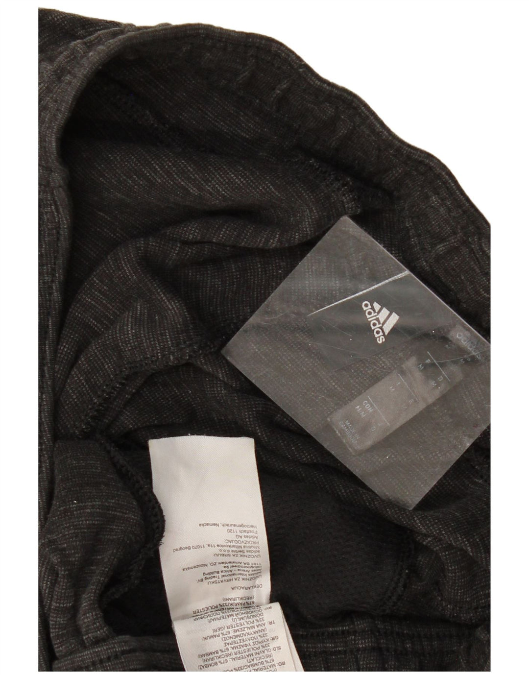 ADIDAS Pantalon de Survêtement Joggers Homme Gris Moyen Moucheté Coton