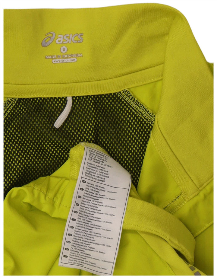Asics Veste de survêtement pour homme Petit vert Polyester