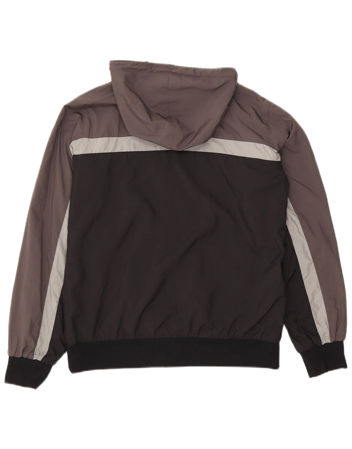 Nike Veste réversible à capuche pour homme UK 38/40 Gris moyen pied-de-poule
