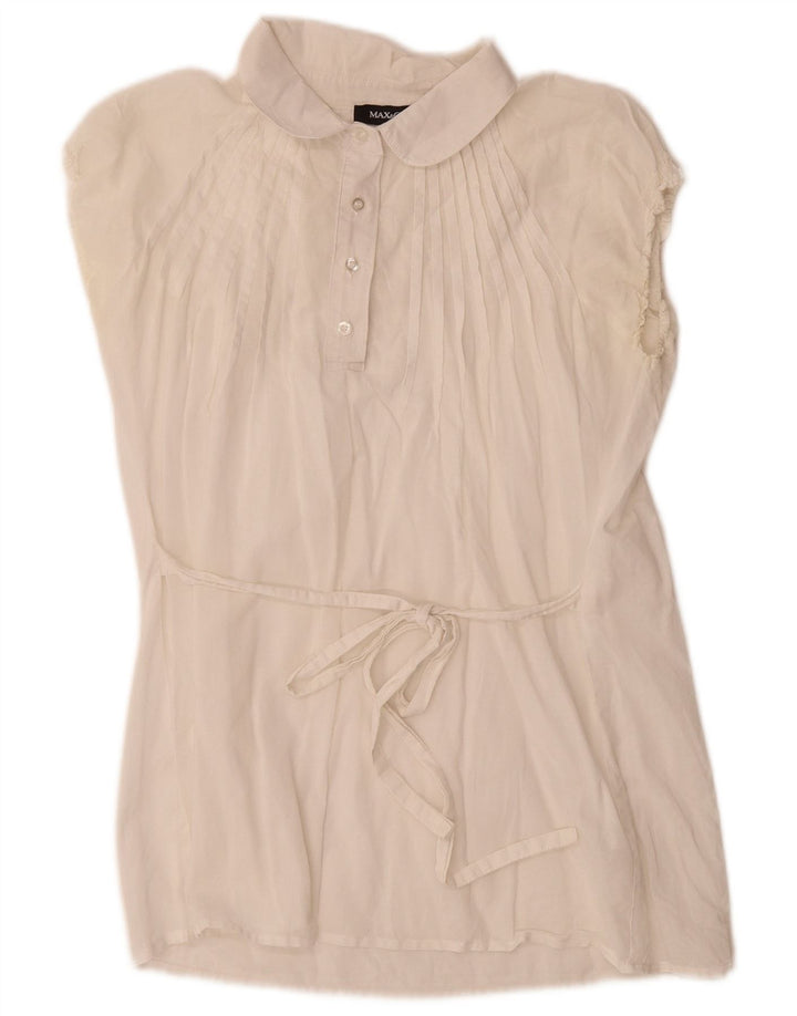 Max & Co. Chemisier pour femme UK 14 Large Blanc