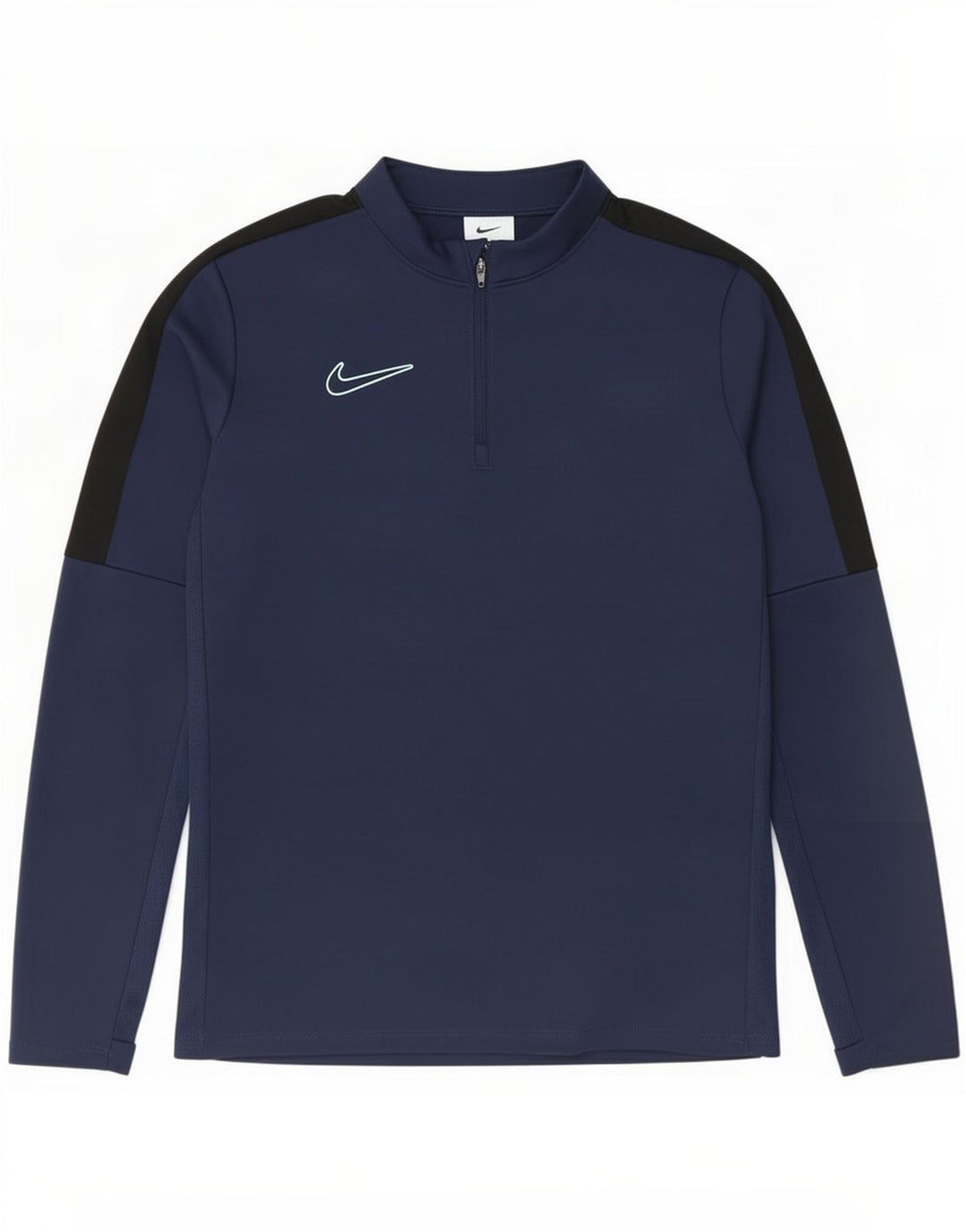 Nike Haut de survêtement Dri Fit pour garçon 6-7 ans Bleu marine Taille L