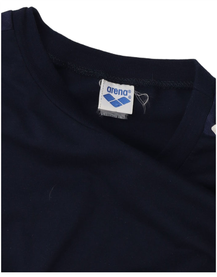 Arena T-Shirt Graphique Homme Bleu Marine Moyen