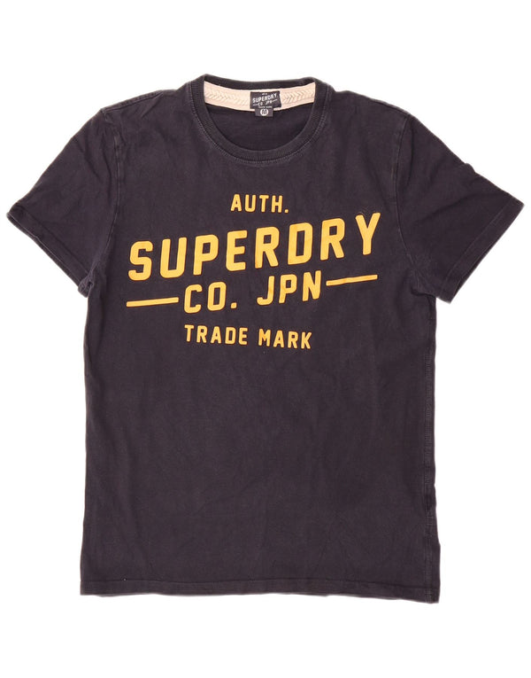 Superdry T-Shirt Graphique Homme Noir Moyen Coton