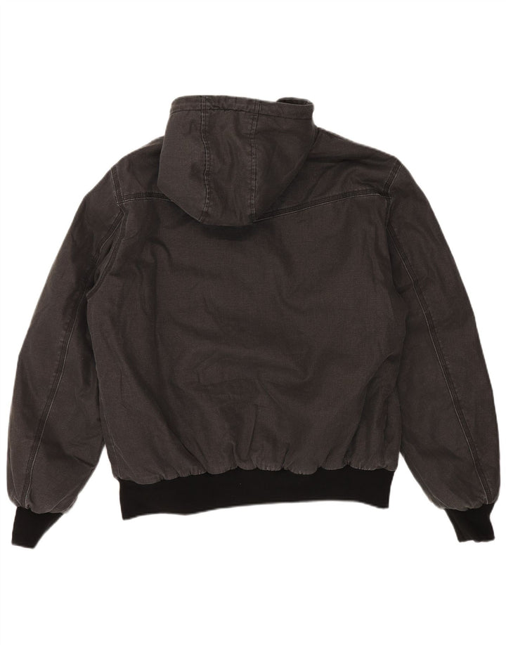 SUPERDRY Veste Sherpa à capuche pour homme UK 42 XL Gris Coton