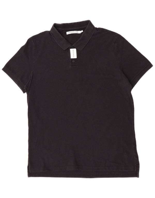Calvin Klein Jeans Polo Homme 2XL Noir Coton