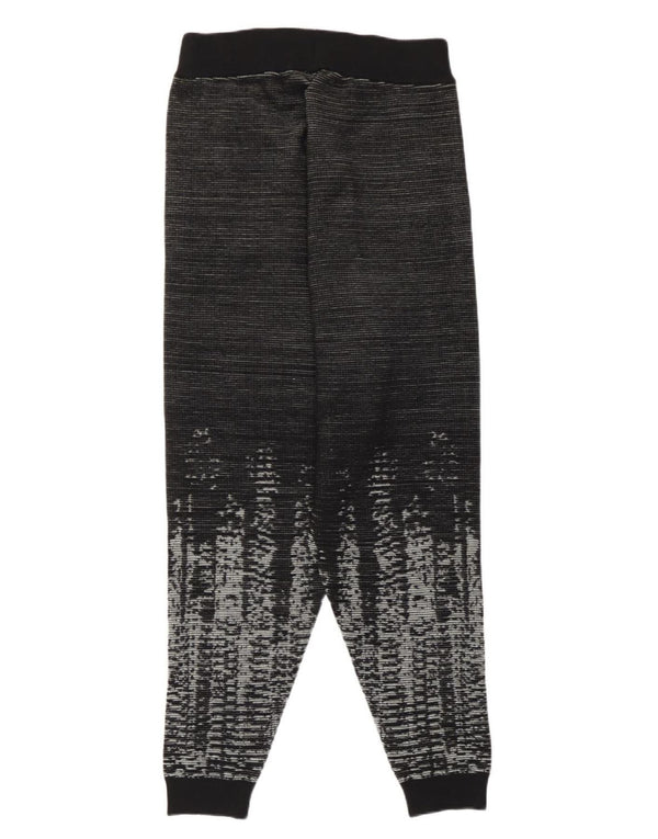 Adidas Pantalon de survêtement pour femme Joggers UK 10 Petite laine mouchetée noire
