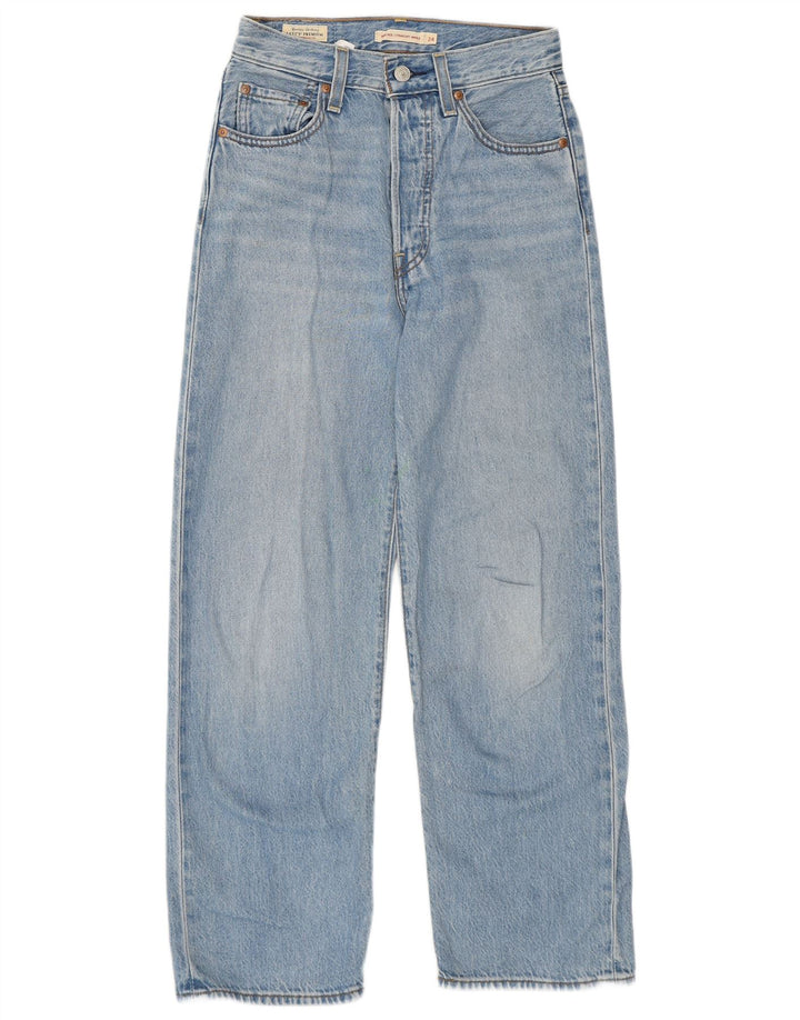 Levi's Jean Droit Ribcage Femme W24 L27 Bleu Coton