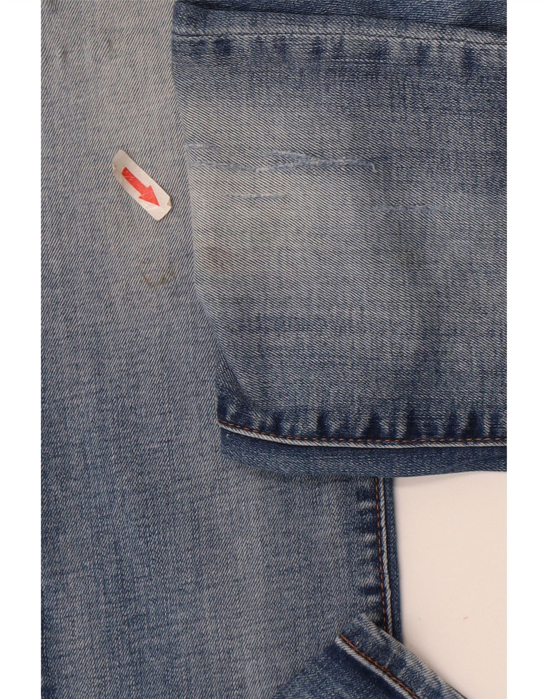 Trussardi Femme Jean Skinny Effet Déchiré W29 L32 Bleu