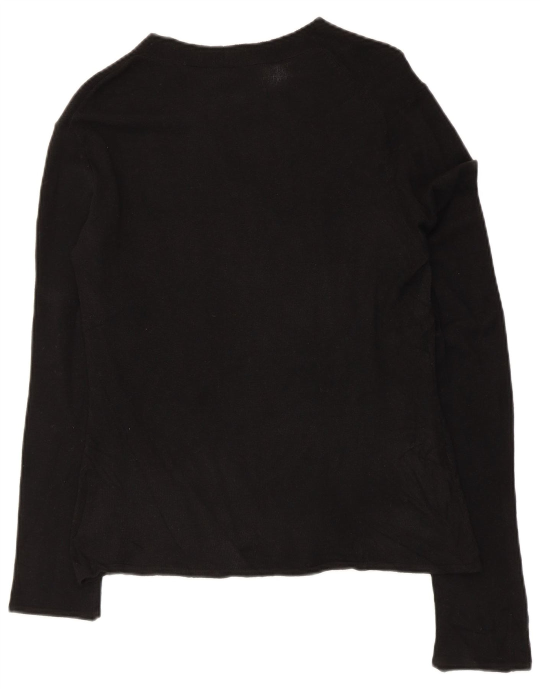 Mossimo Haut Femme Manches Longues UK 44 Grand Acrylique Noir
