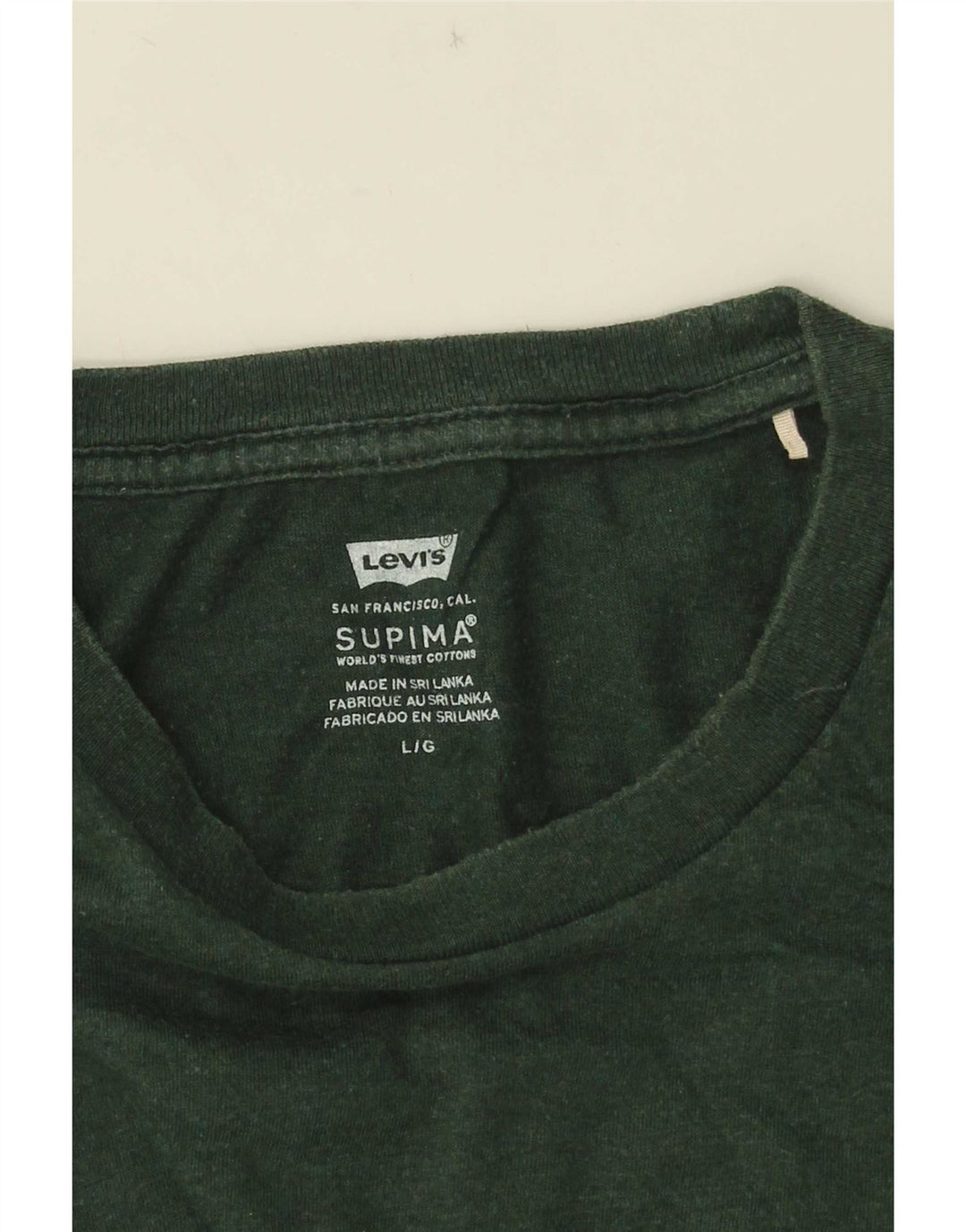 Levi's T-Shirt Homme Vert Large