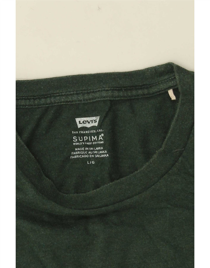 Levi's T-Shirt Homme Vert Large