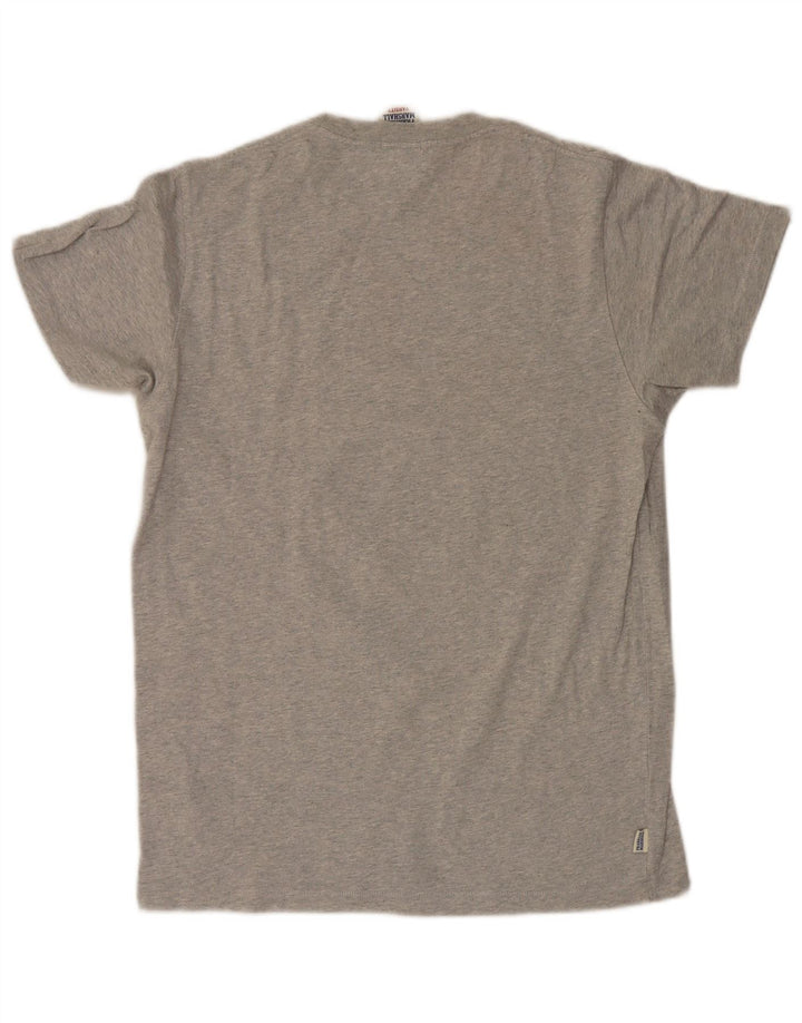 Franklin Marshall T-Shirt Graphique Homme Gris Moyen Coton