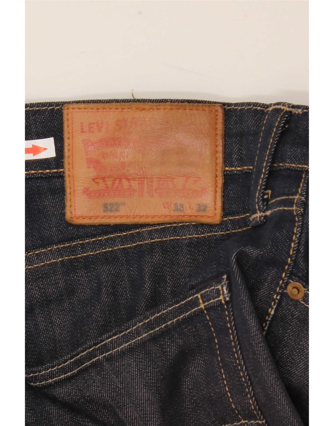 Levi's Jean 522 Straight Homme Bleu Marine W32 L32 Coton