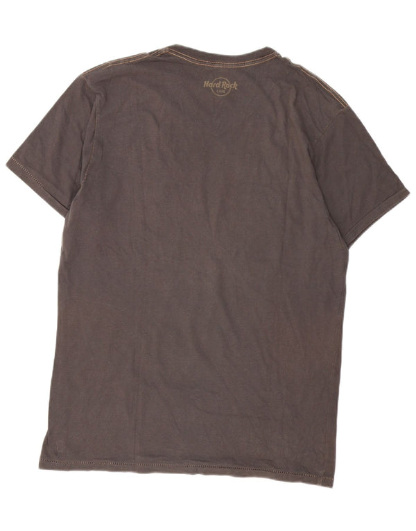 Hard Rock Cafe T-Shirt Hollywood Graphic Homme Gris Moyen Coton