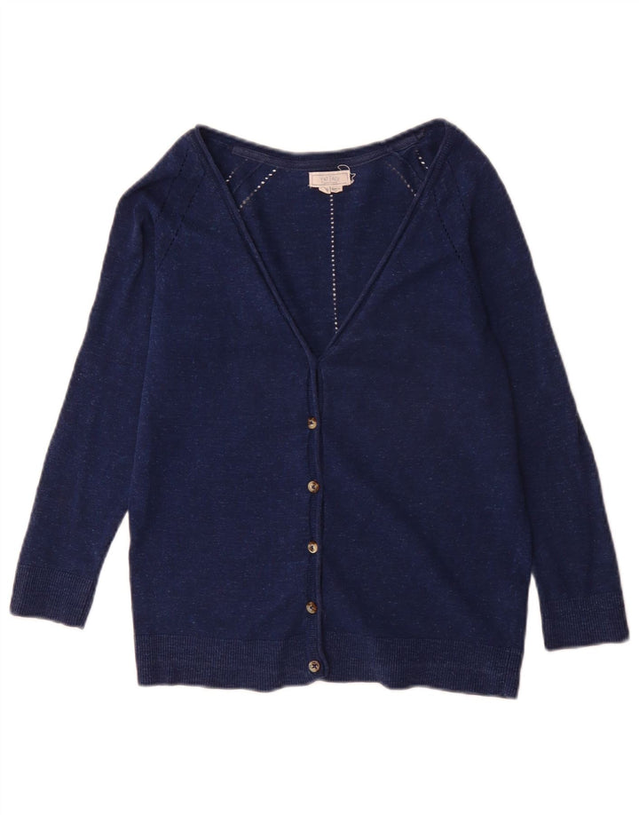 Fat Face Cardigan pour femme UK 8 Petit Bleu