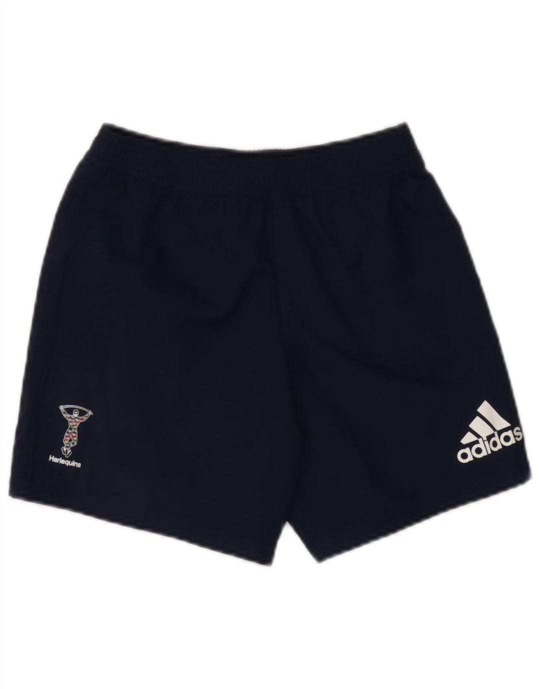 Adidas Short de sport graphique pour homme Petit bleu marine Polyester