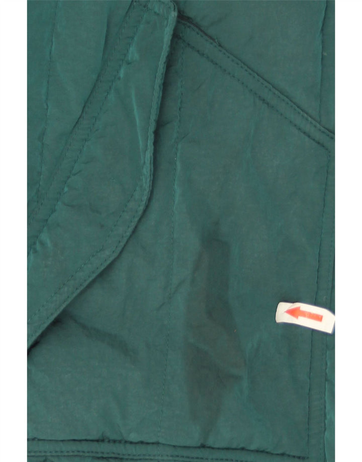 Armani Exchange Veste matelassée surdimensionnée à capuche pour femme UK 10 Small Vert