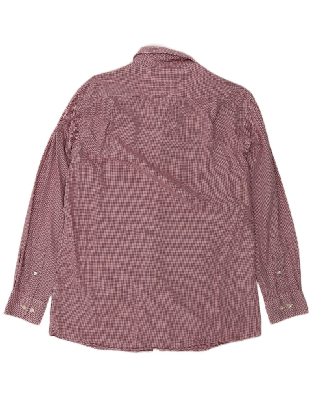 Tommy Hilfiger Chemise slim fit pour homme Taille 15 1/2 Carreau rouge moyen
