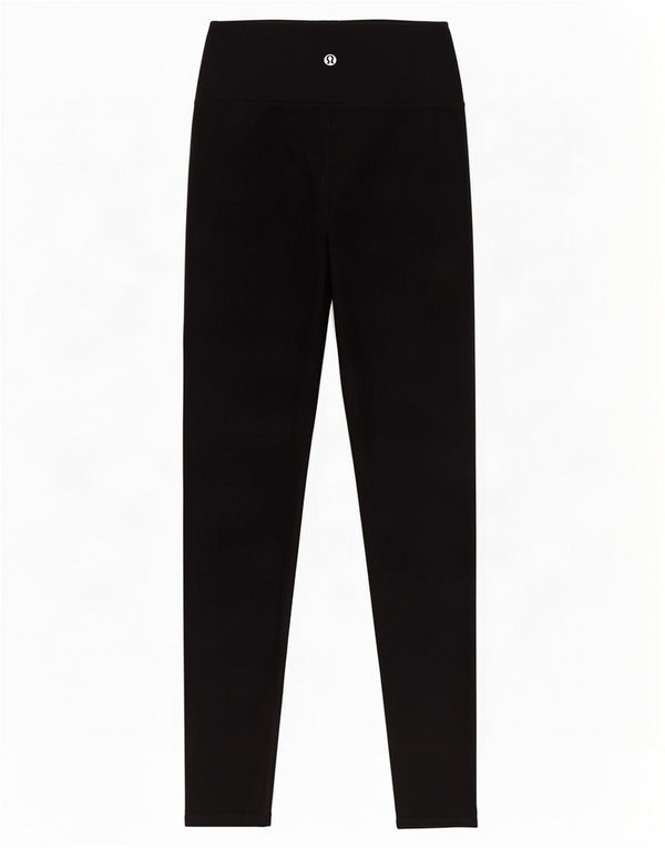 Lululemon Leggings courts pour femme UK 8 Small Nylon noir