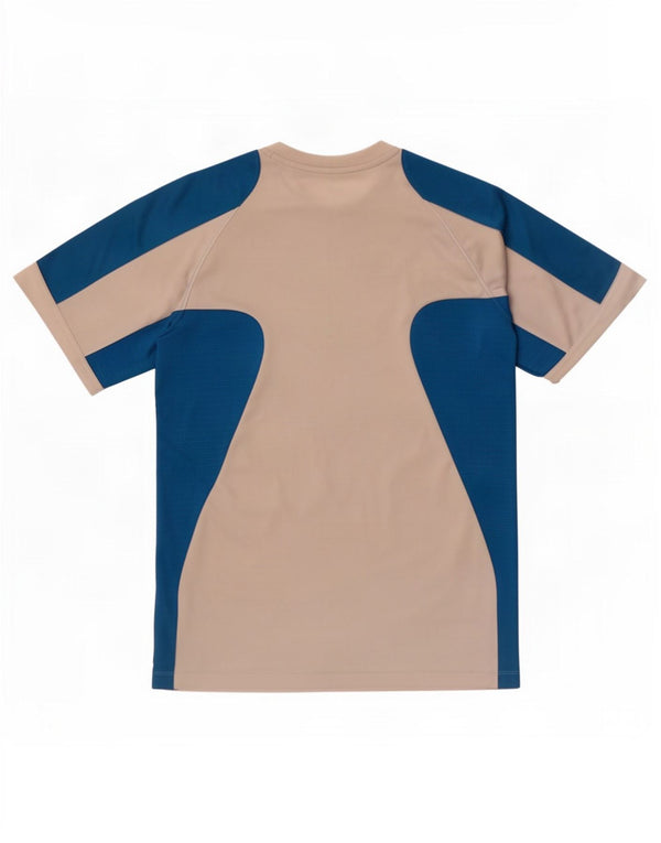 Umbro T-Shirt Homme Bleu Moyen Colorblock Polyester