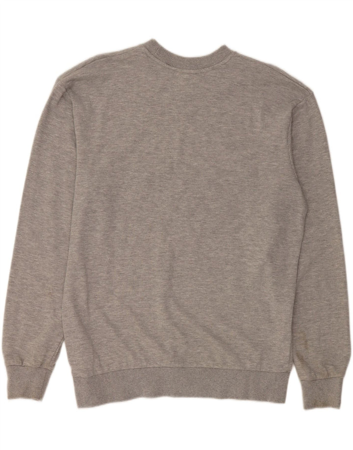 UMBRO Mens Graphic Sweatshirt Jumper XL Grey Colourblock Cotton Vintage Umbro and Second-Hand Umbro from Messina Hembry 