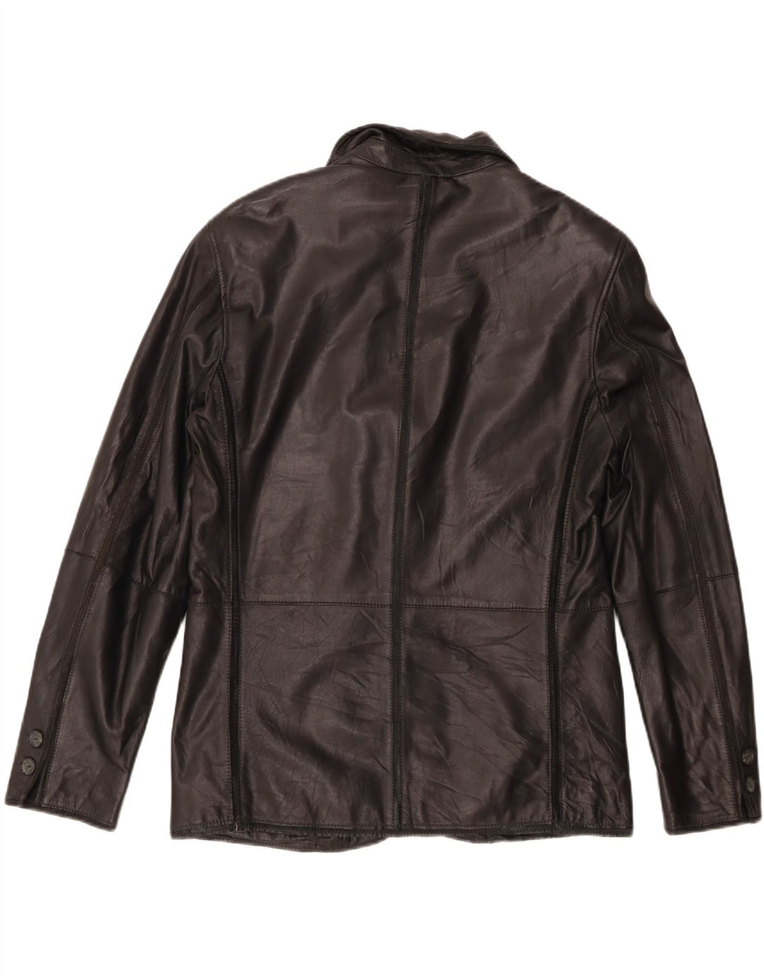 Veste en cuir homme Milestone IT 48 cuir noir moyen