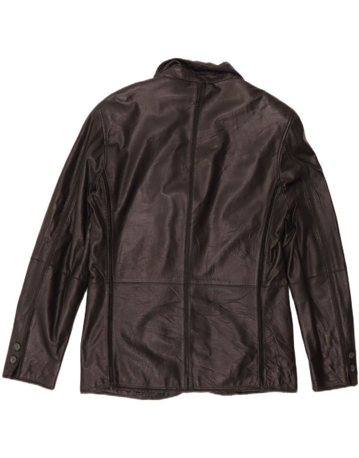 Veste en cuir homme Milestone IT 48 cuir noir moyen