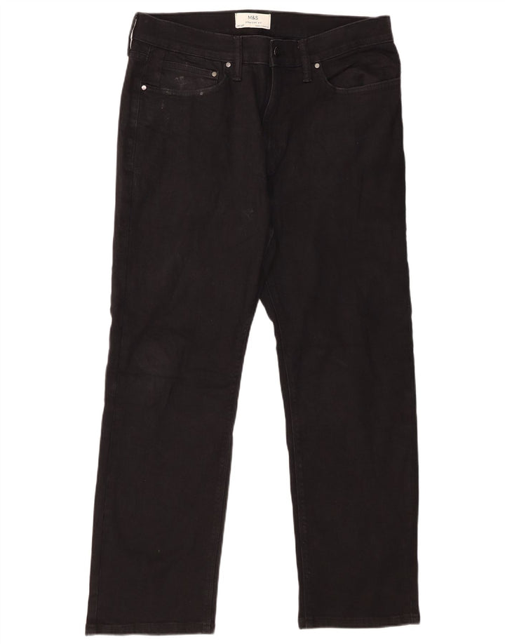 Marks & Spencer Jean droit homme W34 L29 coton noir