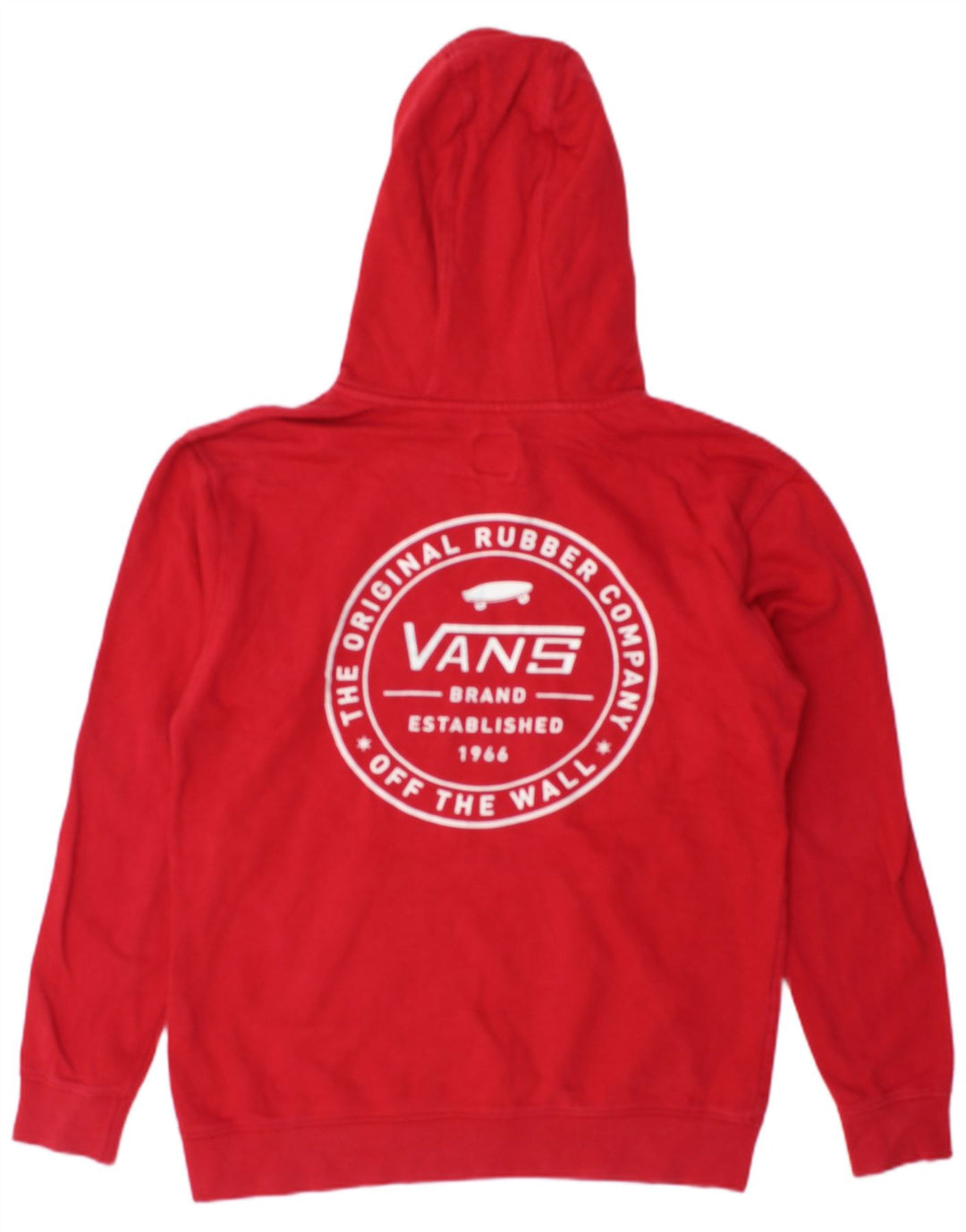 VANS Pull à capuche graphique pour homme Petit coton rouge