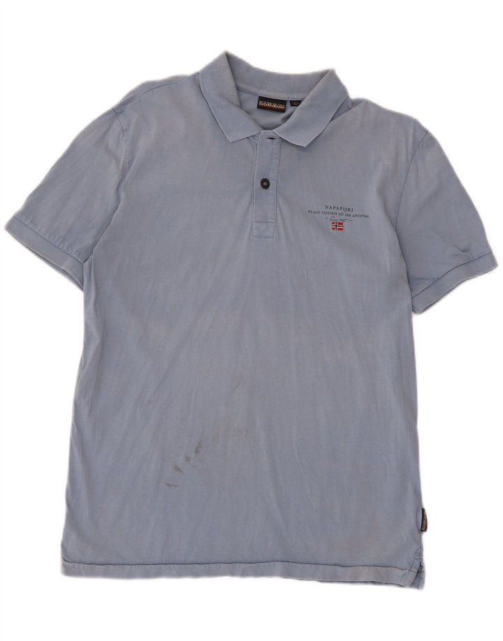 NAPAPIJRI Polo Geographic Homme Bleu Moyen