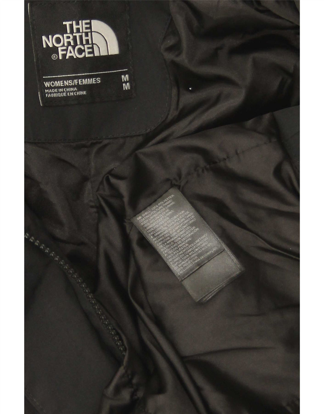 The North Face Veste Parka à capuche pour femme UK 14 Medium Noir Polyester