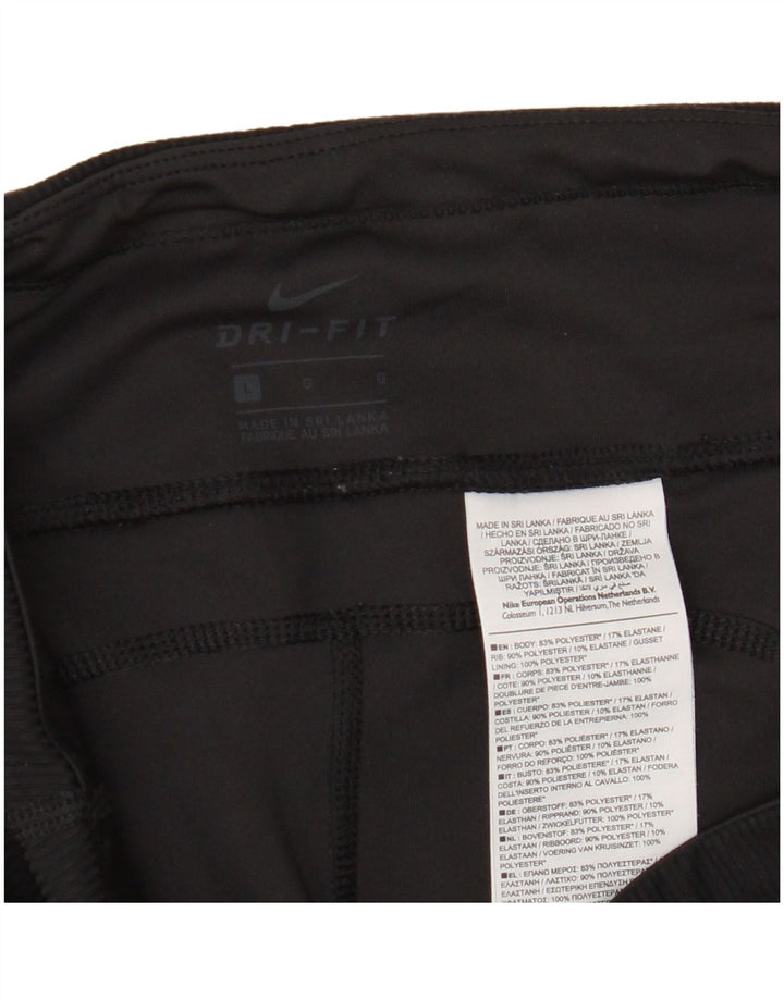 Nike Legging graphique pour femme UK 14 Large Noir Polyester