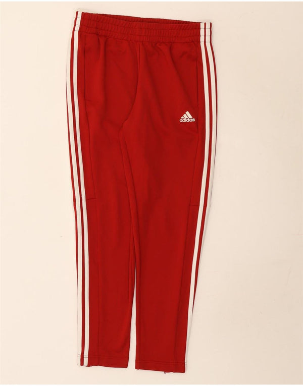 Adidas Pantalon de survêtement pour femme UK 12/14 Rouge moyen Polyester