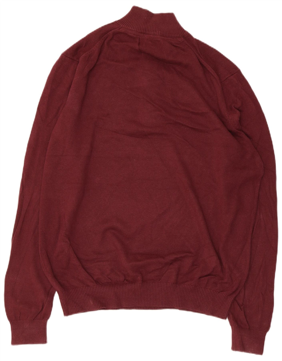 IZOD Pull Col Zippé Homme Marron Moyen