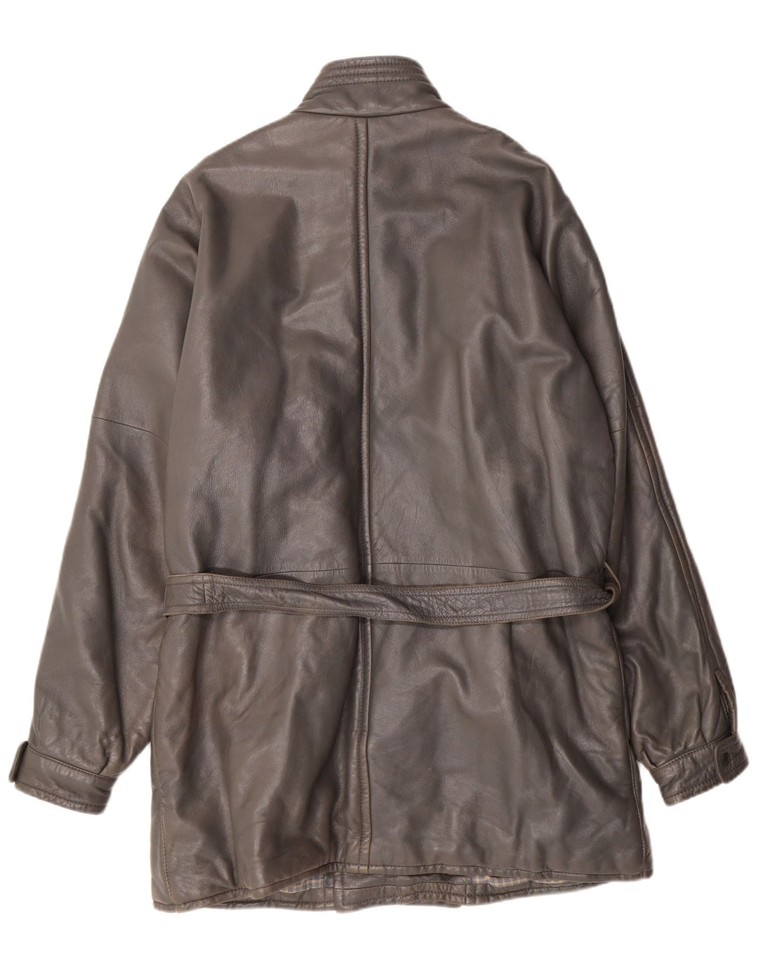 DRESSCO Manteau en cuir pour homme IT 54 2XL Cuir gris