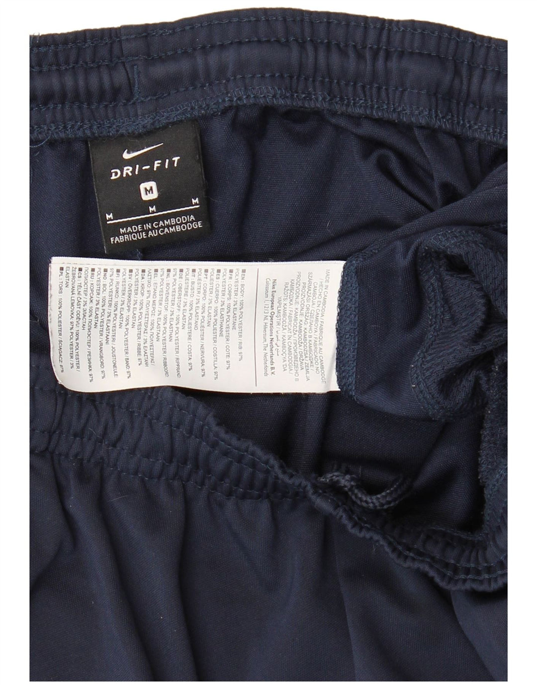 NIKE Pantalon de survêtement Dri Fit Homme Bleu Marine Moyen Polyester