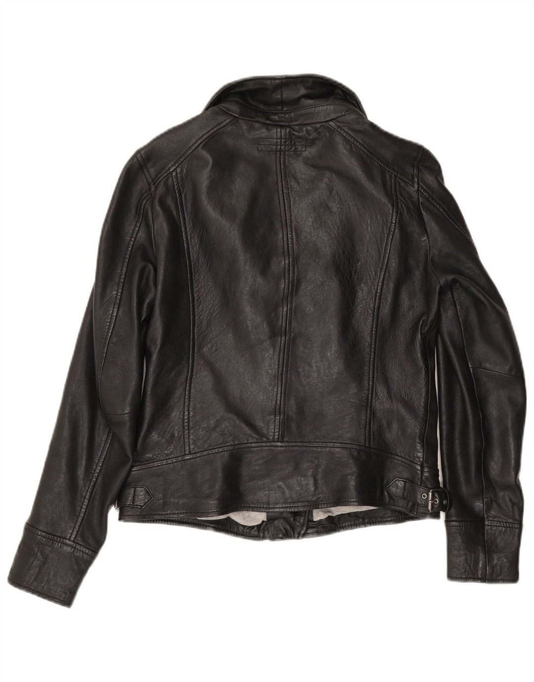 Oakwood Veste de motard en cuir pour femme UK 14 Grand cuir noir