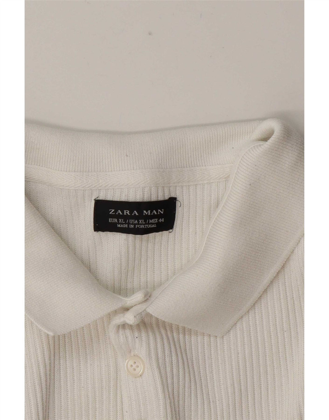 Polo Homme Zara XL Blanc