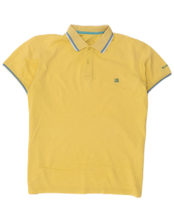 Harmont & Blaine Polo Homme XL Jaune Rayé Coton