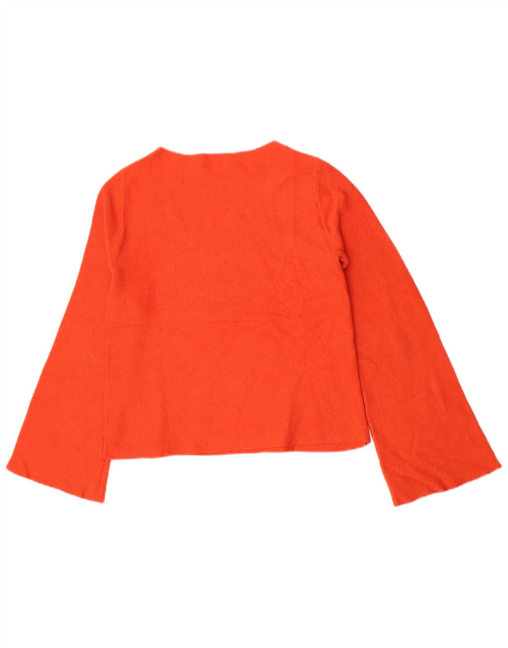 Oasis Haut à manches longues pour femme UK 6 XS Orange Viscose