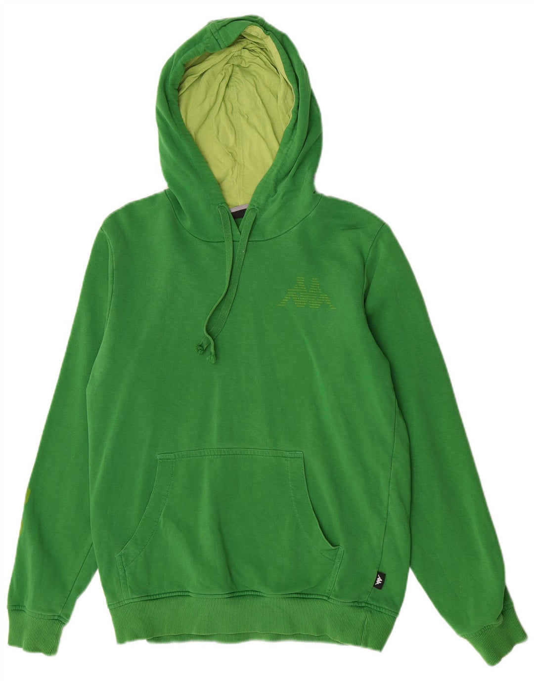 Kappa Pull à Capuche Graphique Homme Vert Moyen Coton